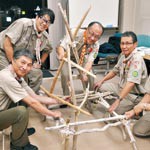 ボーイスカウト 会員増へ体験会　遊んで養う責任感や協調性