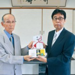 本町地区に防災ラジオ　キャンター　