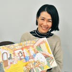 食べ物が〝服を着る〟？　絵本作家 のしさやかさん出版