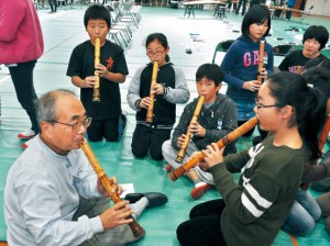 尺八の吹き方に悪戦苦闘_dc