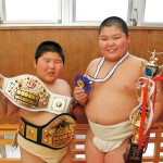 少年相撲〜西出選手 全国優勝、中西選手 国際準Ｖ