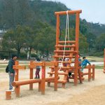 緑花センターに紀州材の新遊具