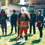 太田城水攻め伝える寸劇