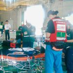 大規模災害備え医療訓練