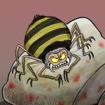 妖怪大図鑑　其の百弐拾〜蜘蛛血石（くもちいし）