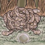 妖怪大図鑑　其の百四拾参〜ハビ塚のタマンコ