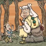 妖怪大図鑑　其の百六拾壱〜大山伏（おおやまぶし）