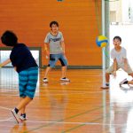 伏虎地区　交流深めるドッジ大会