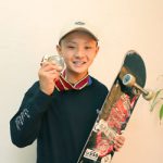 スケートボード 甲斐穂澄選手　小６でプロ資格ゲット