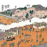 安政地震前の湯浅の町並 ㉔深専寺